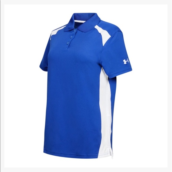 NWT Women’s Under Armour Color Block Polo Shirt - Picture 4 of 12